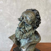 Bronze Bust Sculpture, Signed Hedy Miller, 1992