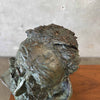 Bronze Bust Sculpture, Signed Hedy Miller, 1992