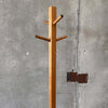 Vintage Paul McCobb Beech Wood Coat Rack