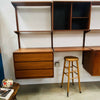 Mid Century Modern Wall Unit by Barzilay, C. 1960s