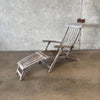 Vintage Teak Lounge Deck Chair #1