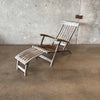 Vintage Teak Lounge Deck Chair #2