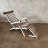 Vintage Teak Lounge Deck Chair #2