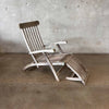 Vintage Teak Lounge Deck Chair #2