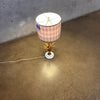 Vintage Wheat Lamp with Marble Base, New Shade