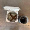 Vintage Medical Enameled Metal Step Trashcan