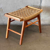 Mid Century Modern Ottoman / Stool