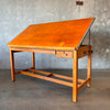 MCM Drafting Table By Hamilton Industries