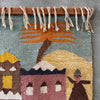 Vintage Woven Egyptian Wool Tapestry