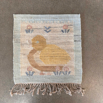 Vintage Woven Wool Tapestry Hand Made in Poland