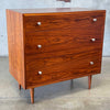 Mid Century Walnut 3 Drawer Dresser