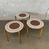 Mid Century Modern Nesting Tables Set Of Three