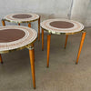 Mid Century Modern Nesting Tables Set Of Three