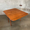 Mid Century Modern Walnut Dining Table