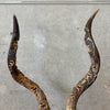 Pair Of African Kudu Horns