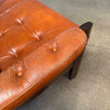 Vintage Leather Danish Settee