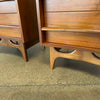 Pair of Mid Century Walnut Nightstands By Young MFG