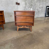 Pair of Mid Century Walnut Nightstands By Young MFG