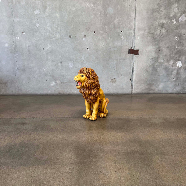 Vintage Marwal Inc. Roaring Lion Sculpture