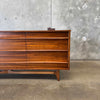 Mid Century Walnut Dresser By Young MFG