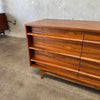 Mid Century Walnut Dresser By Young MFG