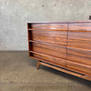 Mid Century Walnut Dresser By Young MFG