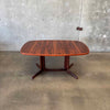 Gudme Rosewood Dining Table With Two Leaves - Denmark, Circa 1960