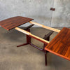 Gudme Rosewood Dining Table With Two Leaves - Denmark, Circa 1960