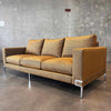 Authentic Thayer Coggin Manolo Sofa by Milo Baughman w/Velvet Upholstery