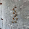 1970's Italian Metal Leaf Wall Sculpture