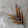 1970's Italian Metal Leaf Wall Sculpture