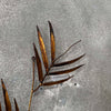 1970's Italian Metal Leaf Wall Sculpture