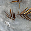 1970's Italian Metal Leaf Wall Sculpture