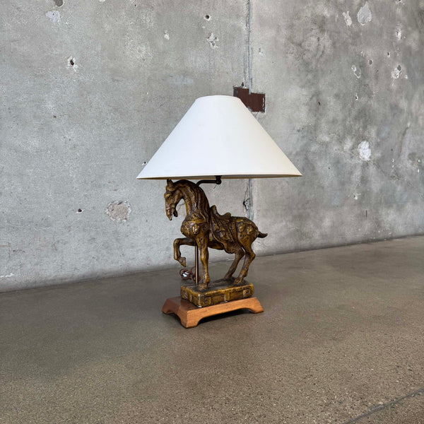 Vintage Horse Lamp "Haines Style"