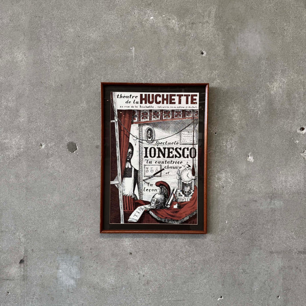 Theatre De La Huchette Jacques Noel Poster