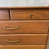 Mid Century Solid Oak Dresser