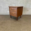 Mid Century Solid Oak Nightstand