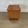 Mid Century Solid Oak Nightstand