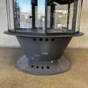 Vintage Mid Century Modern "Slate Gray" Malm "Spin-A-Fire" Fireplace