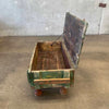 Vintage Military Trunk Coffee Table