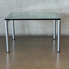 Vinzuse Brushes Chrome & Heavy Glass End/ Coffee Table