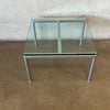 Vinzuse Brushes Chrome & Heavy Glass End/ Coffee Table