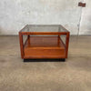 Mid Century Walnut Side or Small Coffee Table By Glenn of California