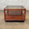 Mid Century Walnut Side or Small Coffee Table By Glenn of California