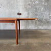 Vejile Stole Walnut & Teak Dining Table With Leaves