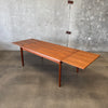 Vejile Stole Walnut & Teak Dining Table With Leaves