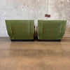 Pair of 1960s Green Lounge Chairs - Produced By Cinova, Italy