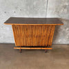 Vintage 1960s Rattan Bar Set Made By Kalp-Son