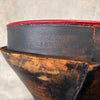 Leather, Wood, & Metal Funnel Sculpture By Harry Burger - Signed & Dated 1968