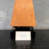 Pyramid Wood & Brass Box Sculpture By Harry Burger